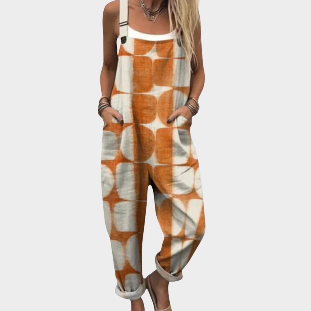 Behagelige dungarees med print