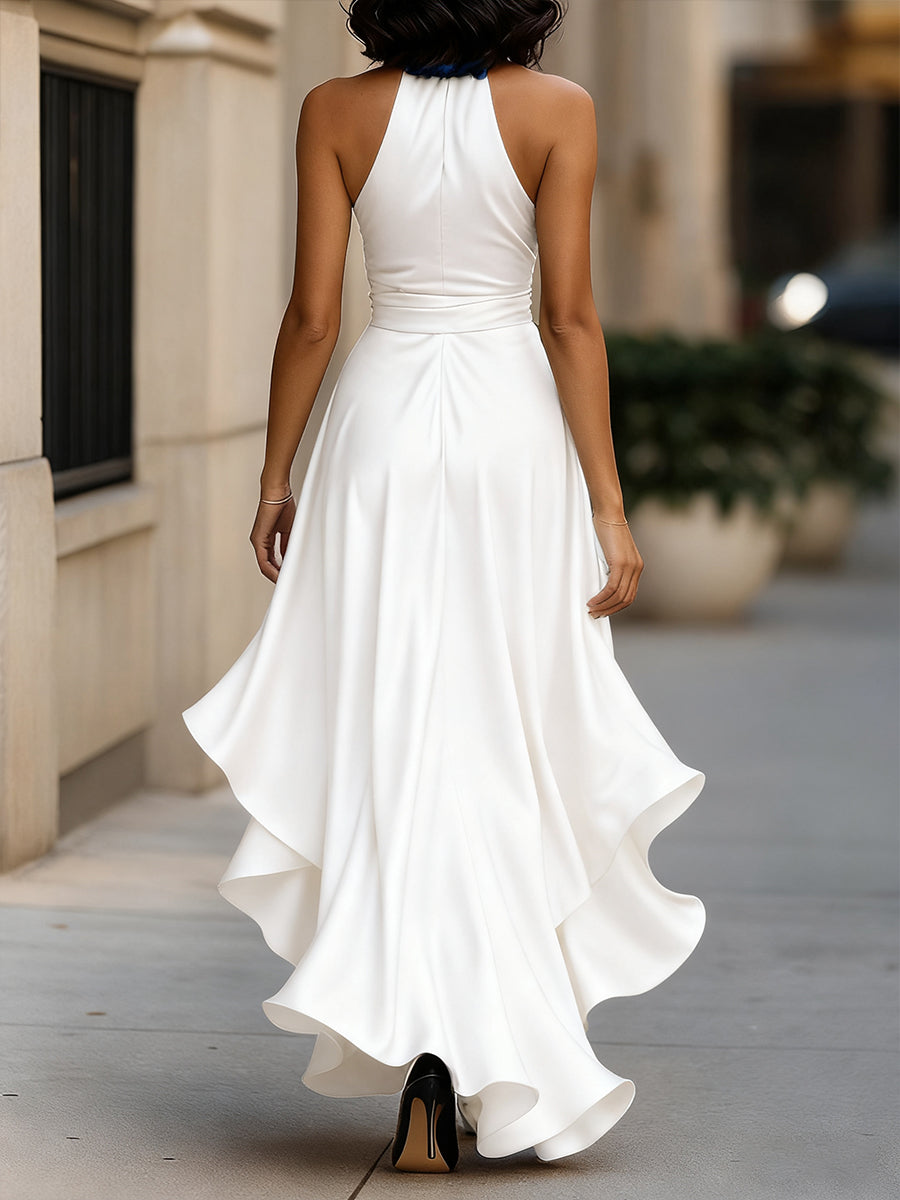 Valeria | Elegant aftenkjole i satin