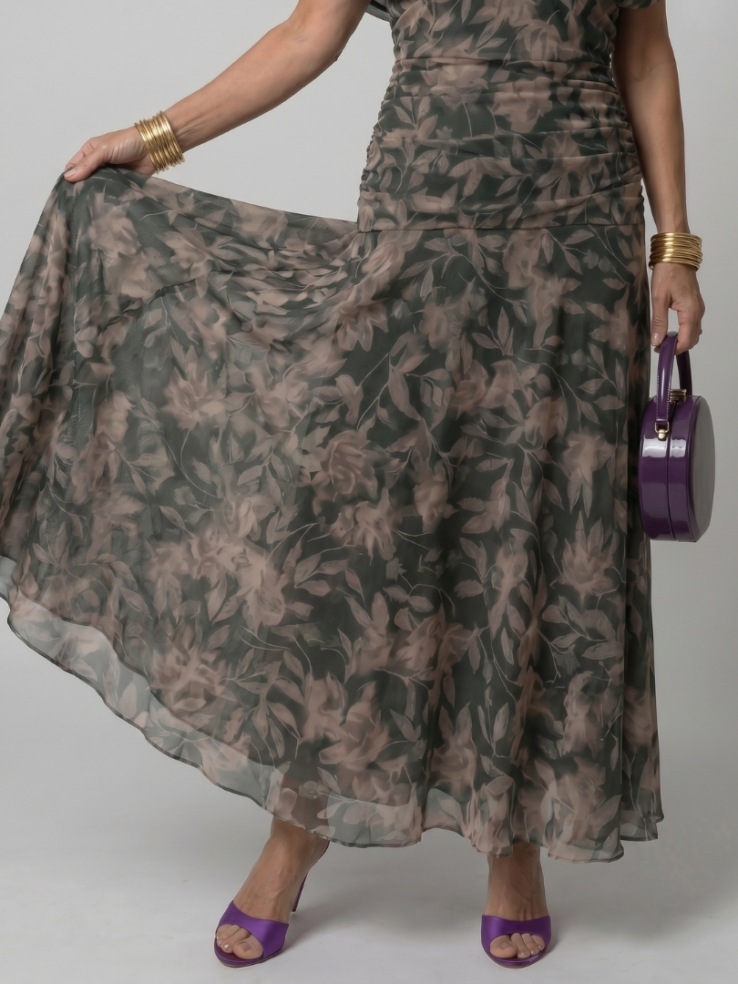 Calen | Luftig off-shoulder midikjole