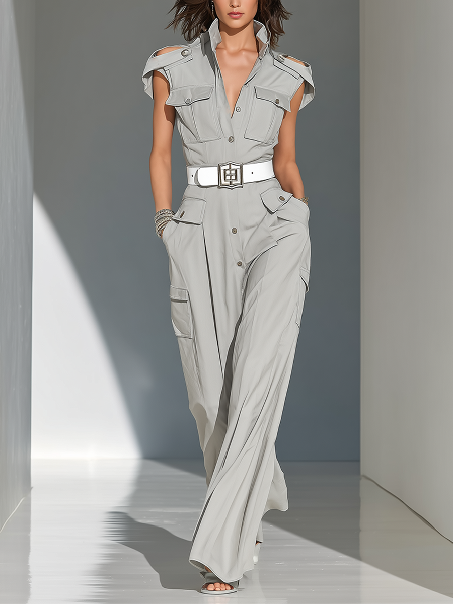 Annika | Utility jumpsuit med lommer og moderne snit