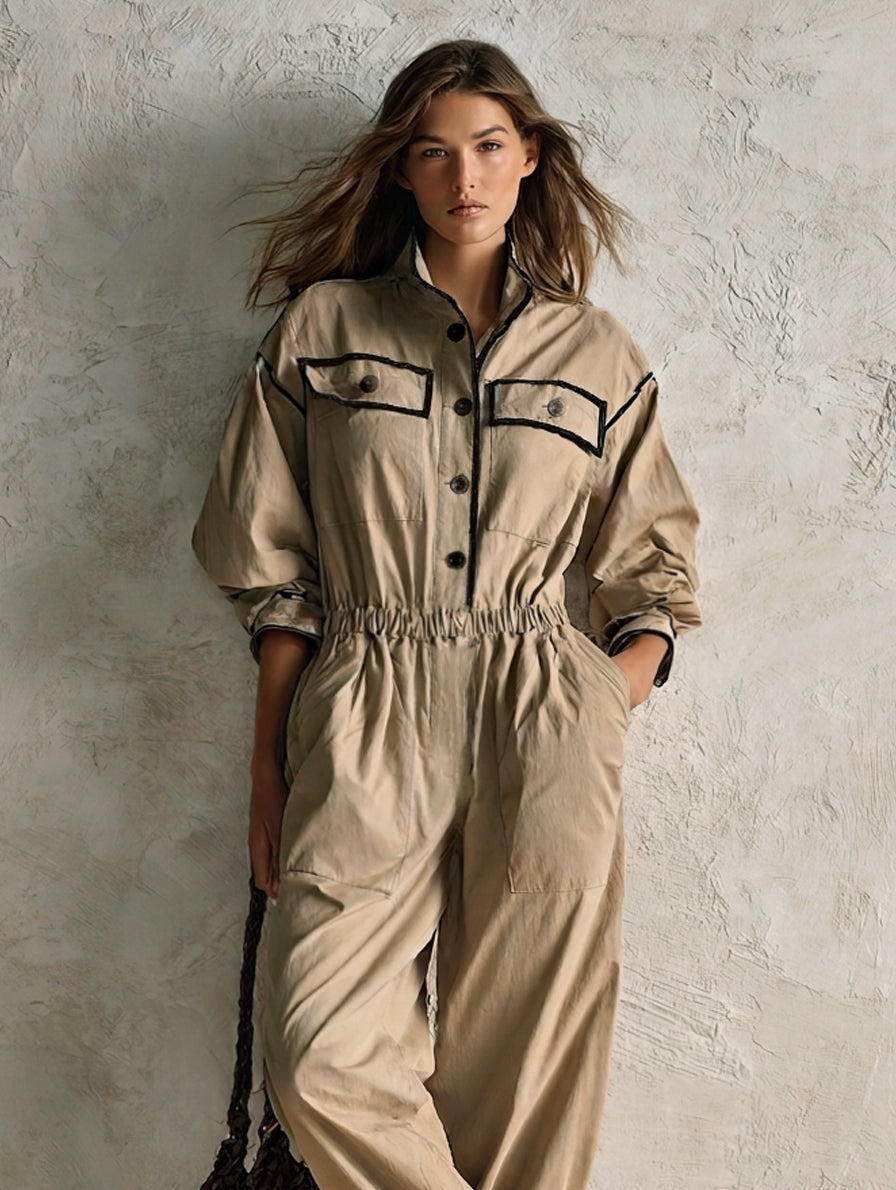 Ida | Afslappet jumpsuit med løs pasform