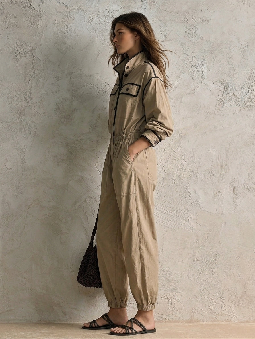 Ida | Afslappet jumpsuit med løs pasform