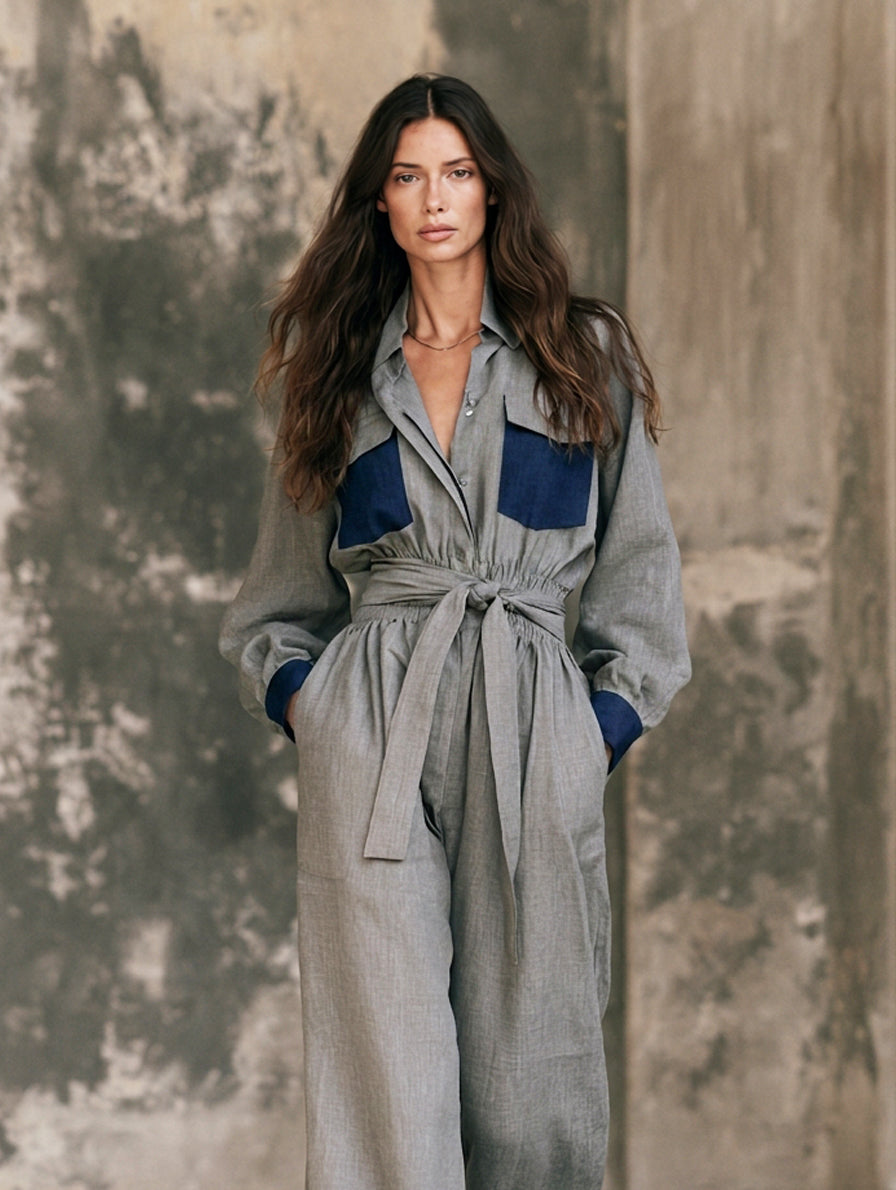 Freja | Afslappet jumpsuit med løs pasform