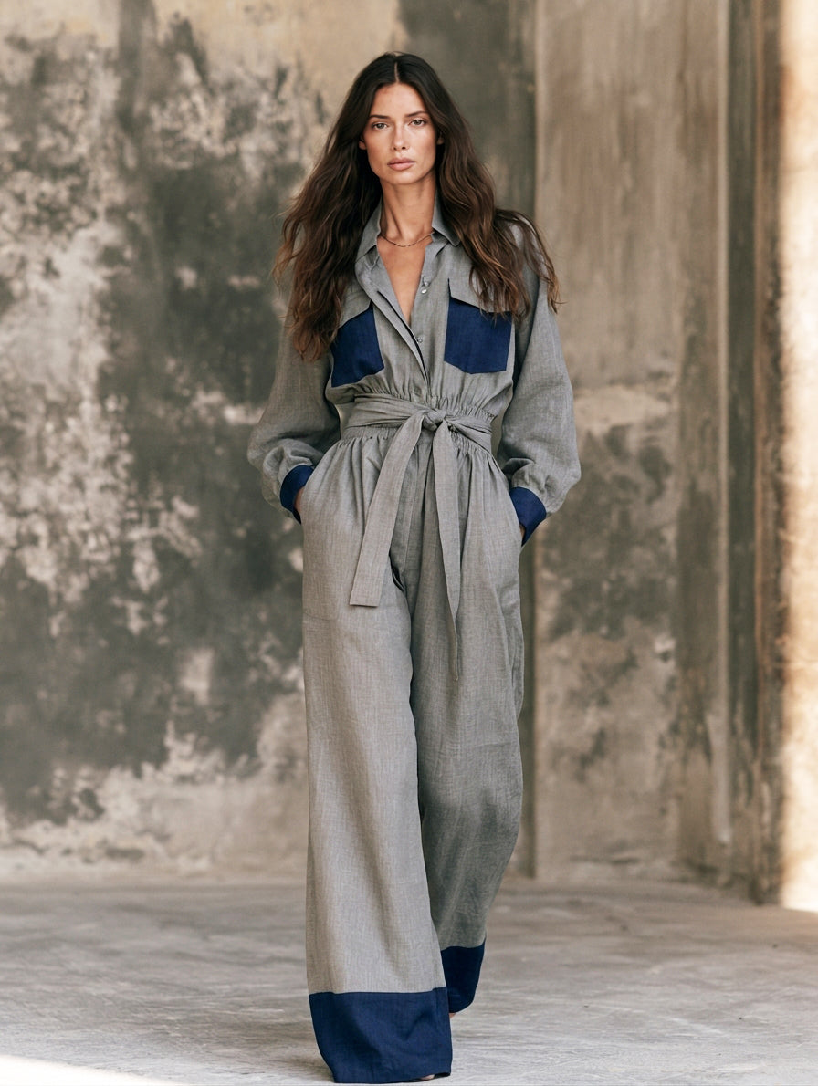 Freja | Afslappet jumpsuit med løs pasform
