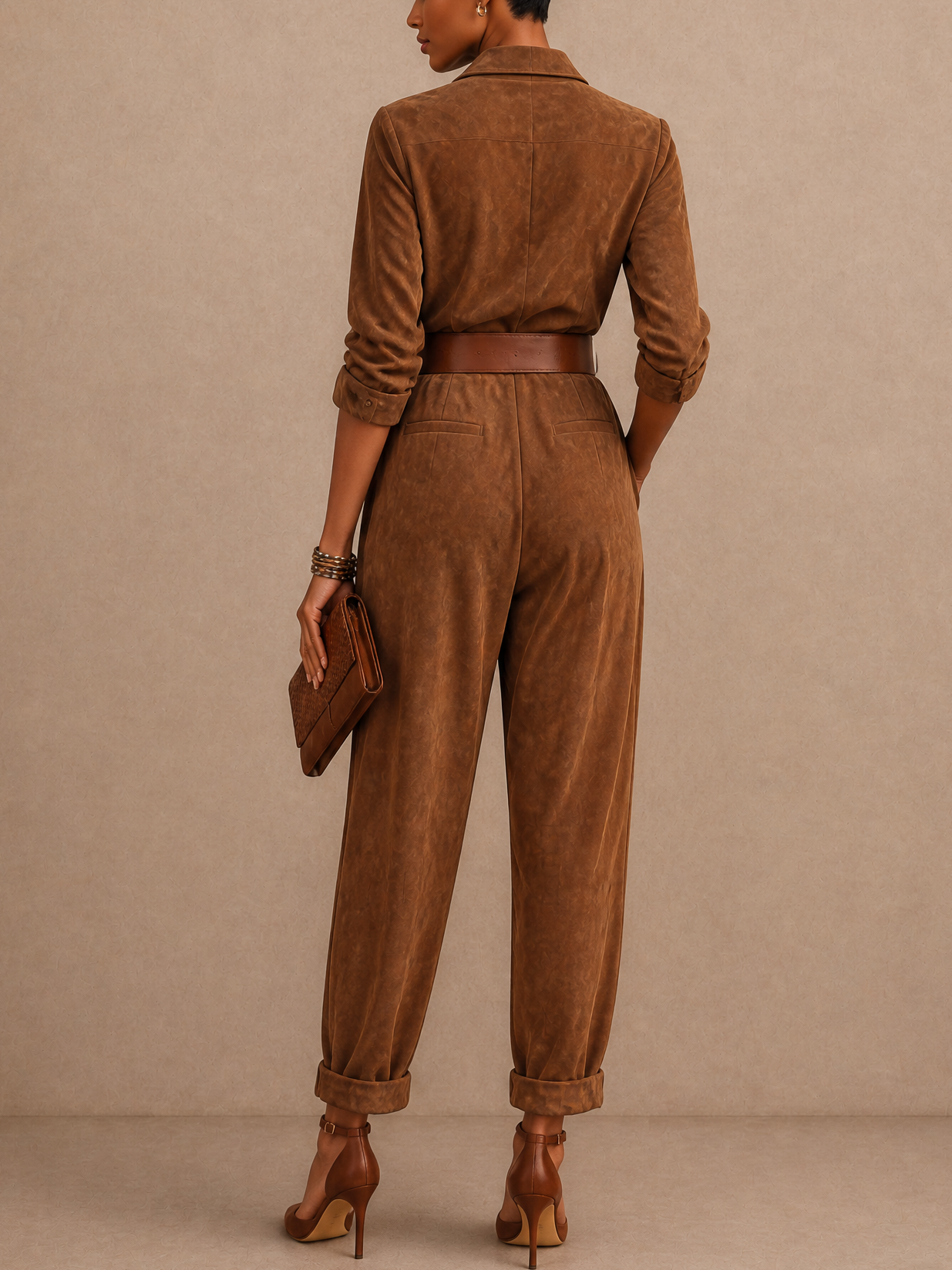 Liva | Brun jumpsuit
