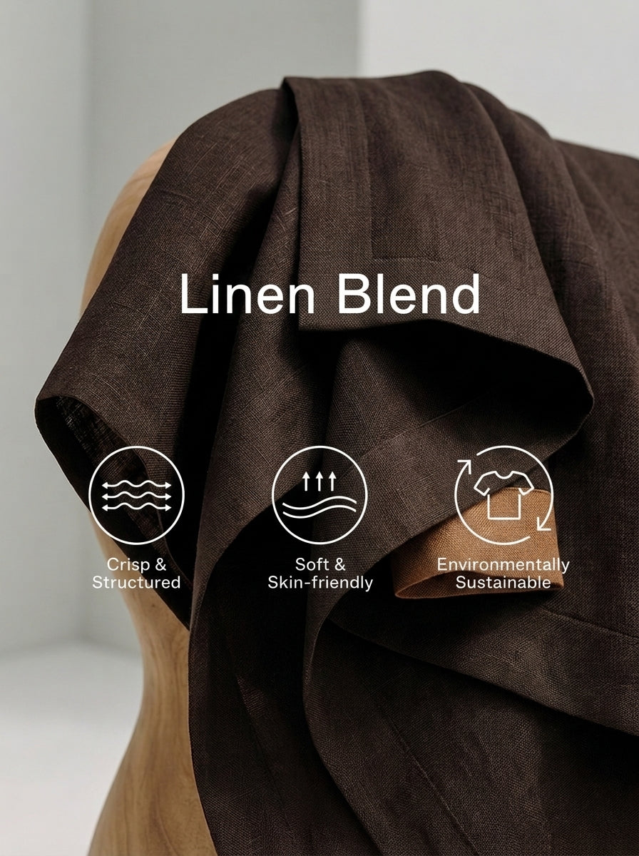 Birgitte | linnedlook top- og buksesæt