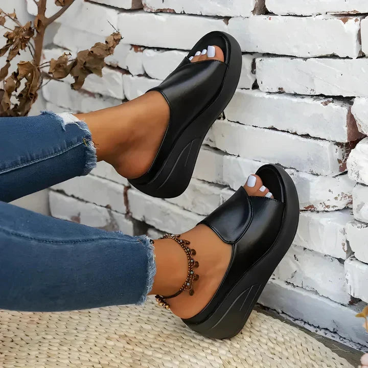 Eliza™ – Ortopædiske loafers med kilehæl