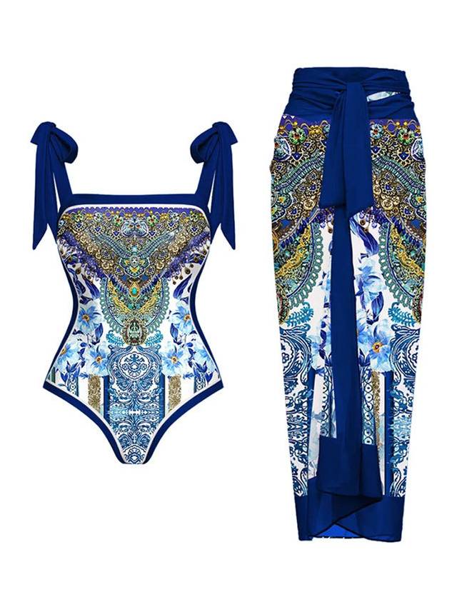 Liva | Badelook med nederdel med chiffon