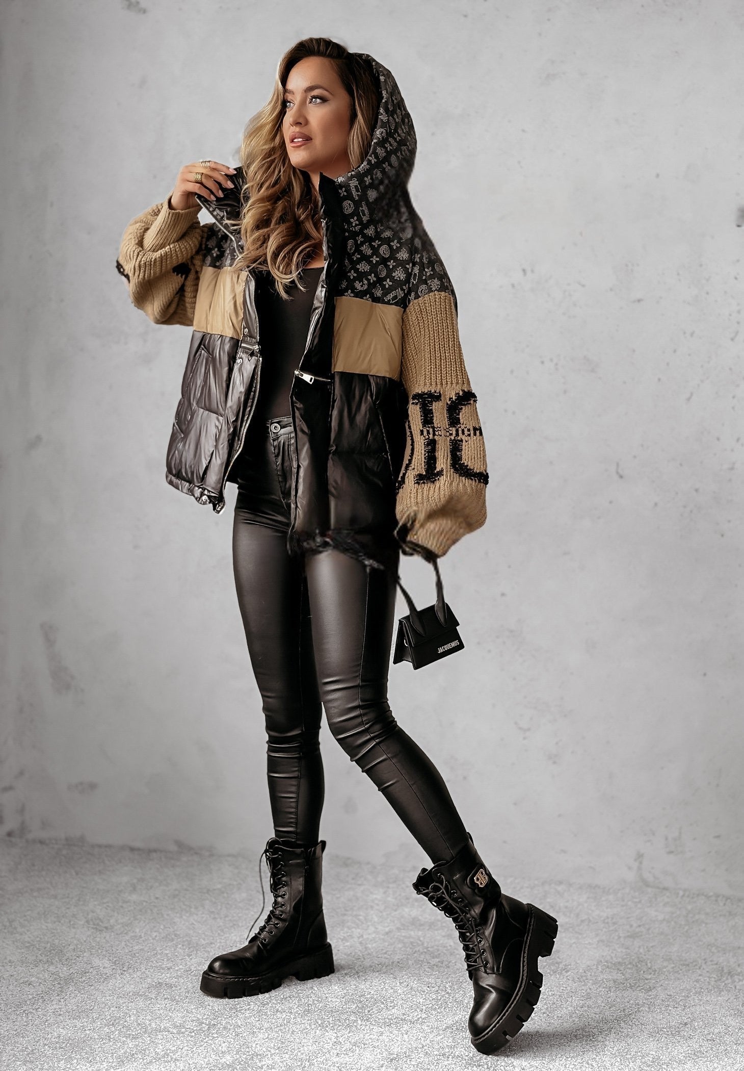 Mayce™ | Patchwork Pufferjakke