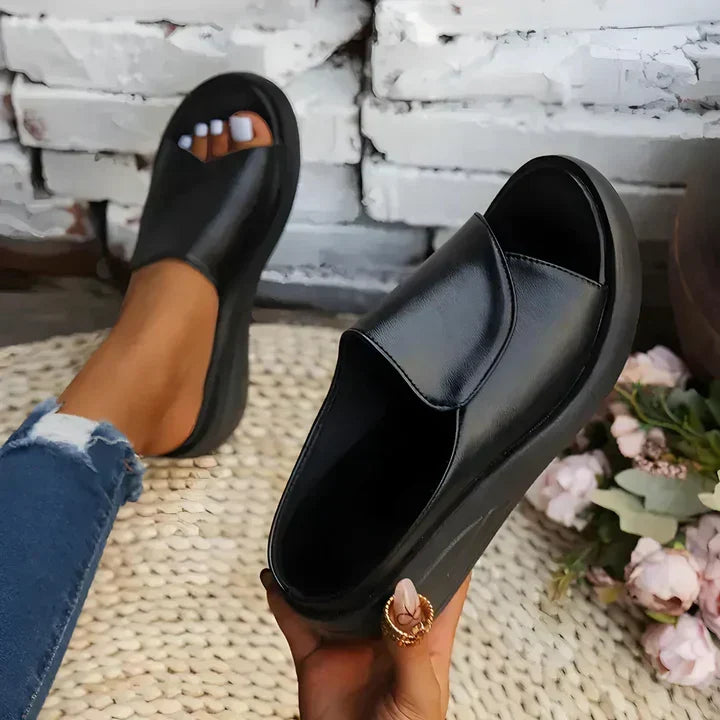 Eliza™ – Ortopædiske loafers med kilehæl