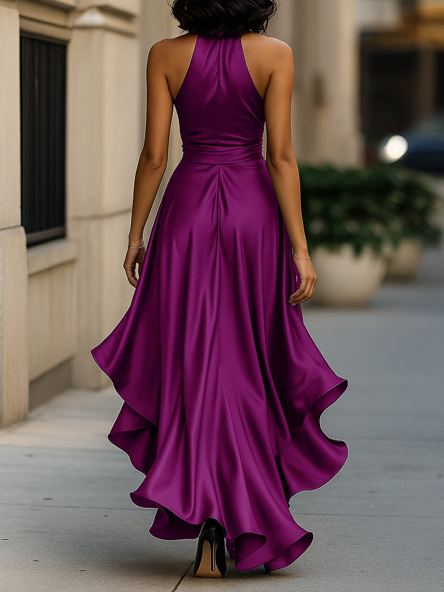 Valeria | Elegant aftenkjole i satin