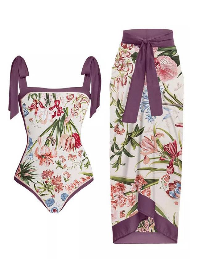 Liva | Badelook med nederdel med chiffon