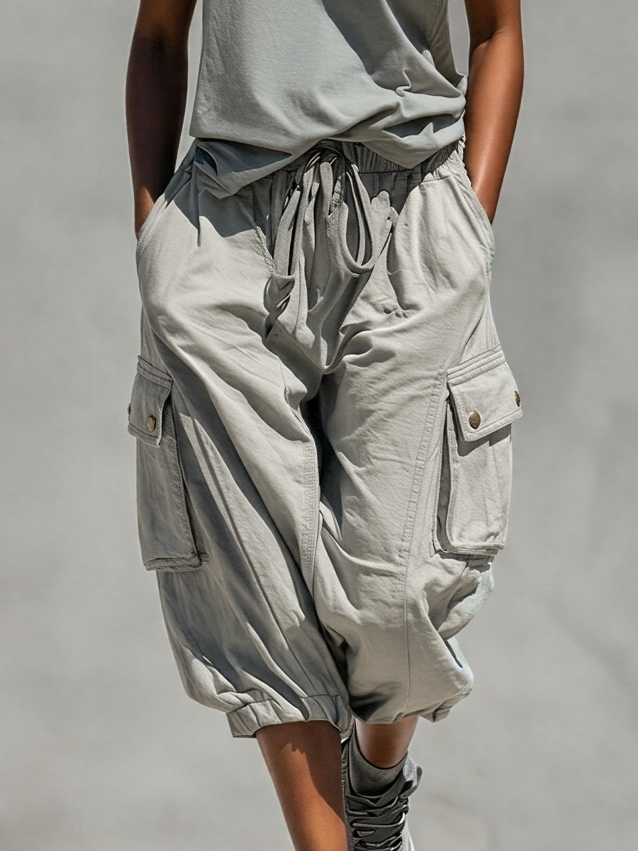 Elina | Sæt med tanktop og cargo-shorts