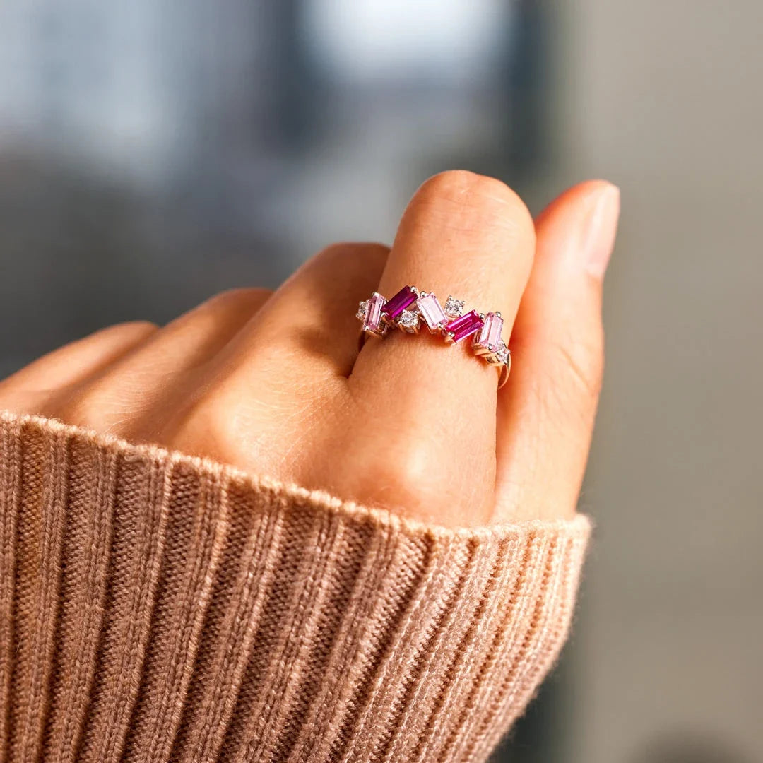 For Self | Jeg er nok – Pink diamant-ring (1+1 GRATIS)