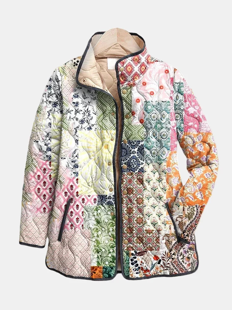 Alma | Quiltet bohemejakke med patchwork