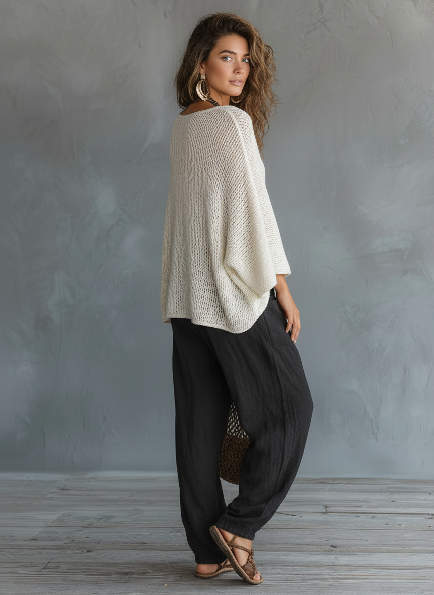 Emma | Stilrent strikket sweater- og buksesæt