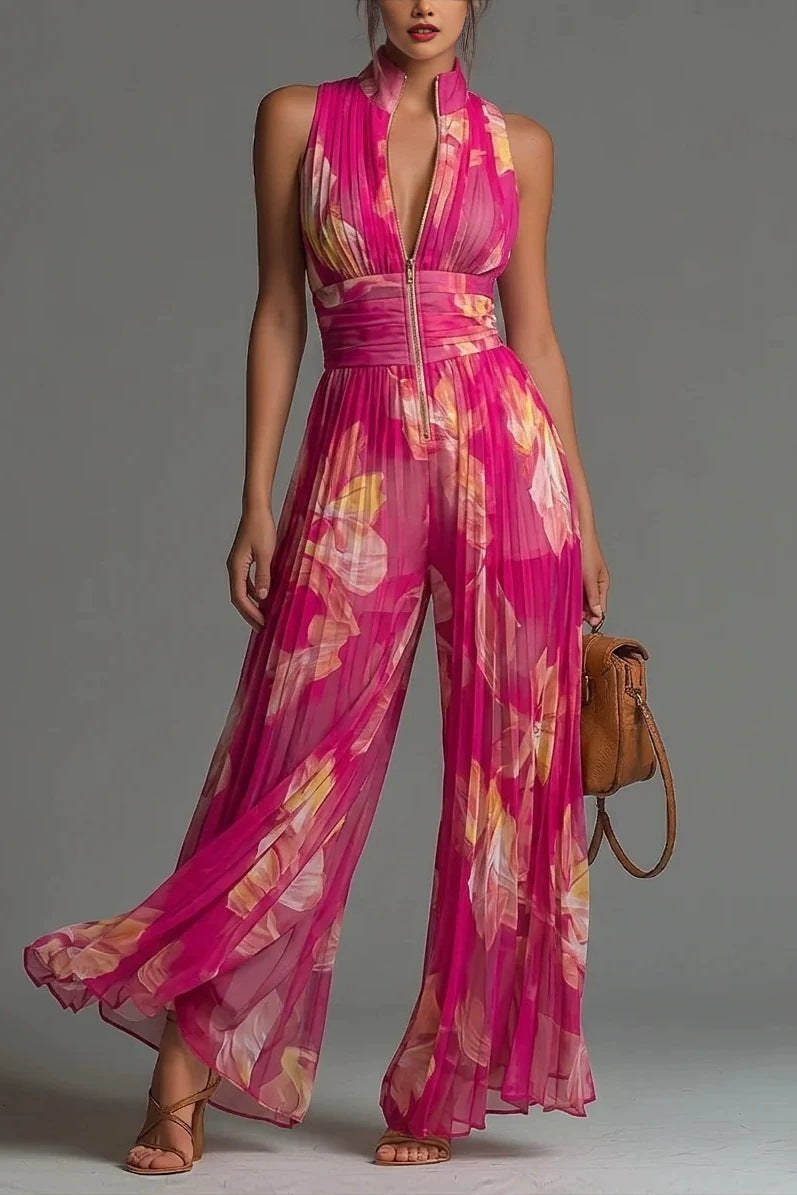 Élan – Skulpturelt plisseret jumpsuit