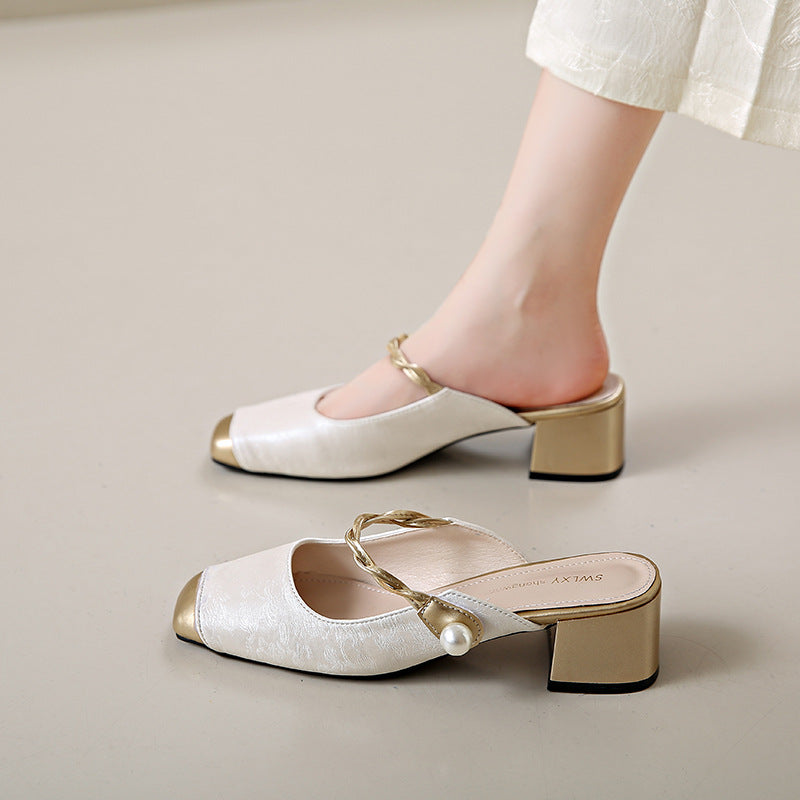 Melina-sandalen i ægte læder