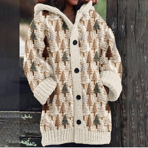 Stella | Blød varm cardigan med ribkanter