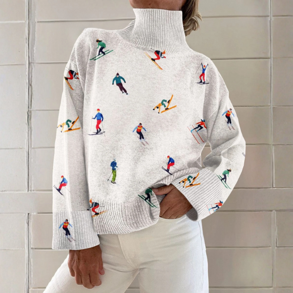 Mathilde | Varm rollkravebluse med elegant udtryk