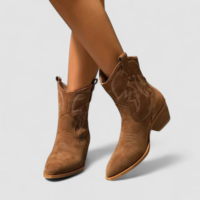 Darcy | Broderede western-støvletter