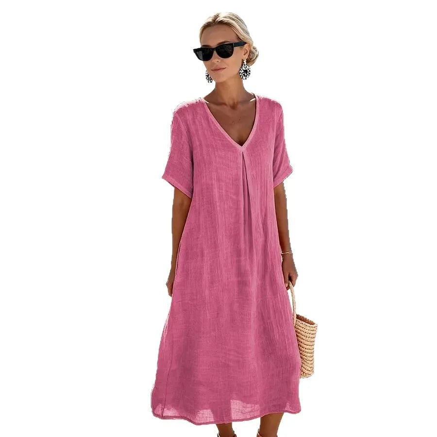 Wrenley™ | Afslappet, løst siddende maxi-kjole
