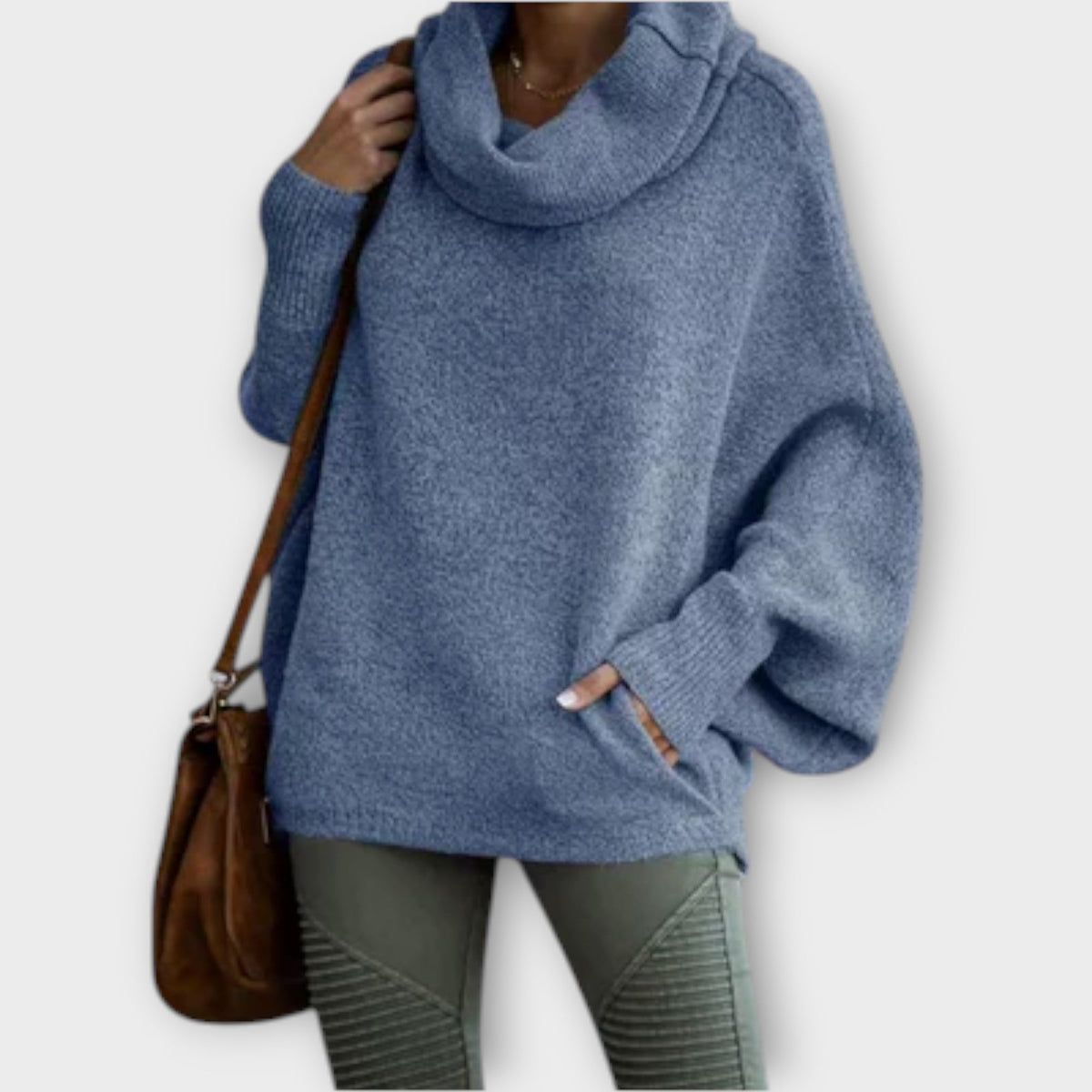 Jorra™ - Elegant sweater med skildpaddemønster