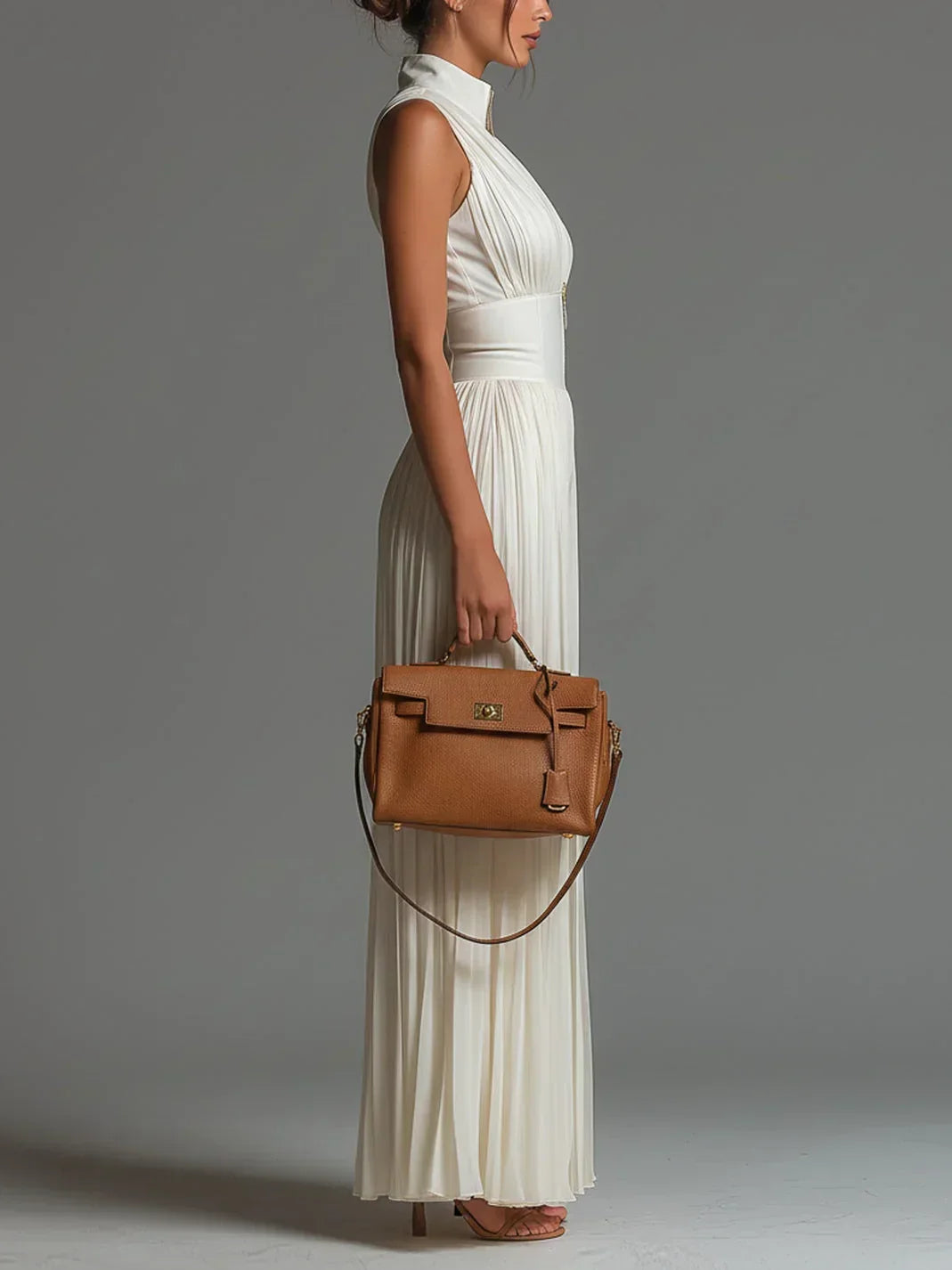 Élan – Skulpturelt plisseret jumpsuit