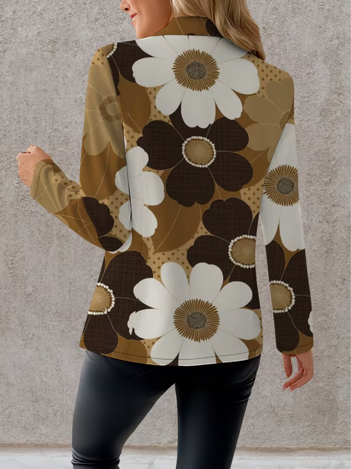 Alma | Blazer med markant blomsterprint