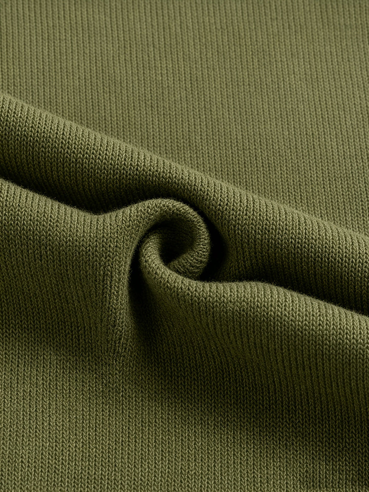 Signe | Militærgrøn cardigan med hætte og knapper