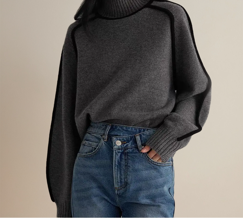 Alea | Oversized chunky rollkrave-striktrøje