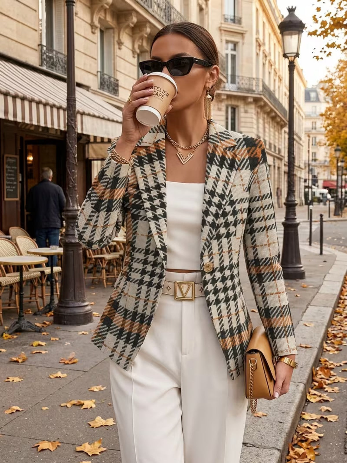 Ida | Taillieret blazer med hanetern