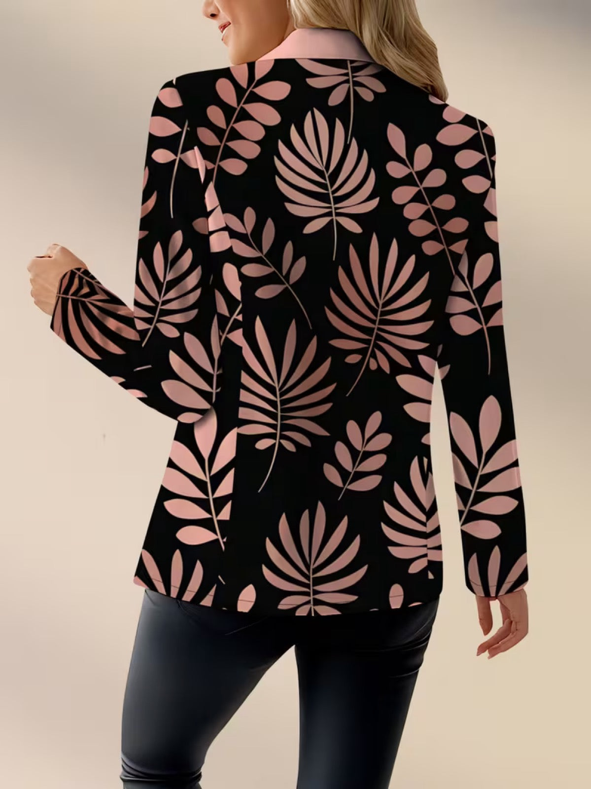 Signe | Blazer med botanisk print