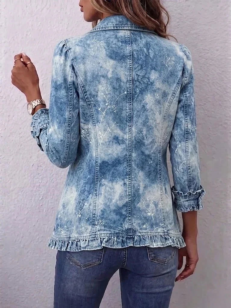 Jemison | Boho-vintage jakke med farveforløb