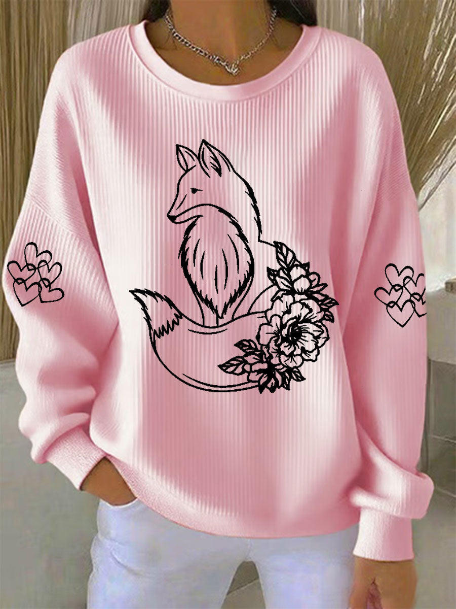 Laura | Sweatshirt med dyreprint
