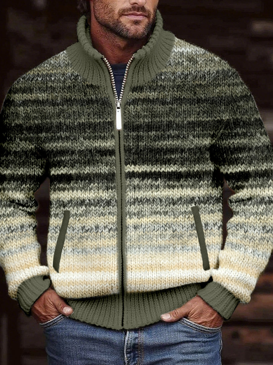 Asta | Cardigan med gradientfarver