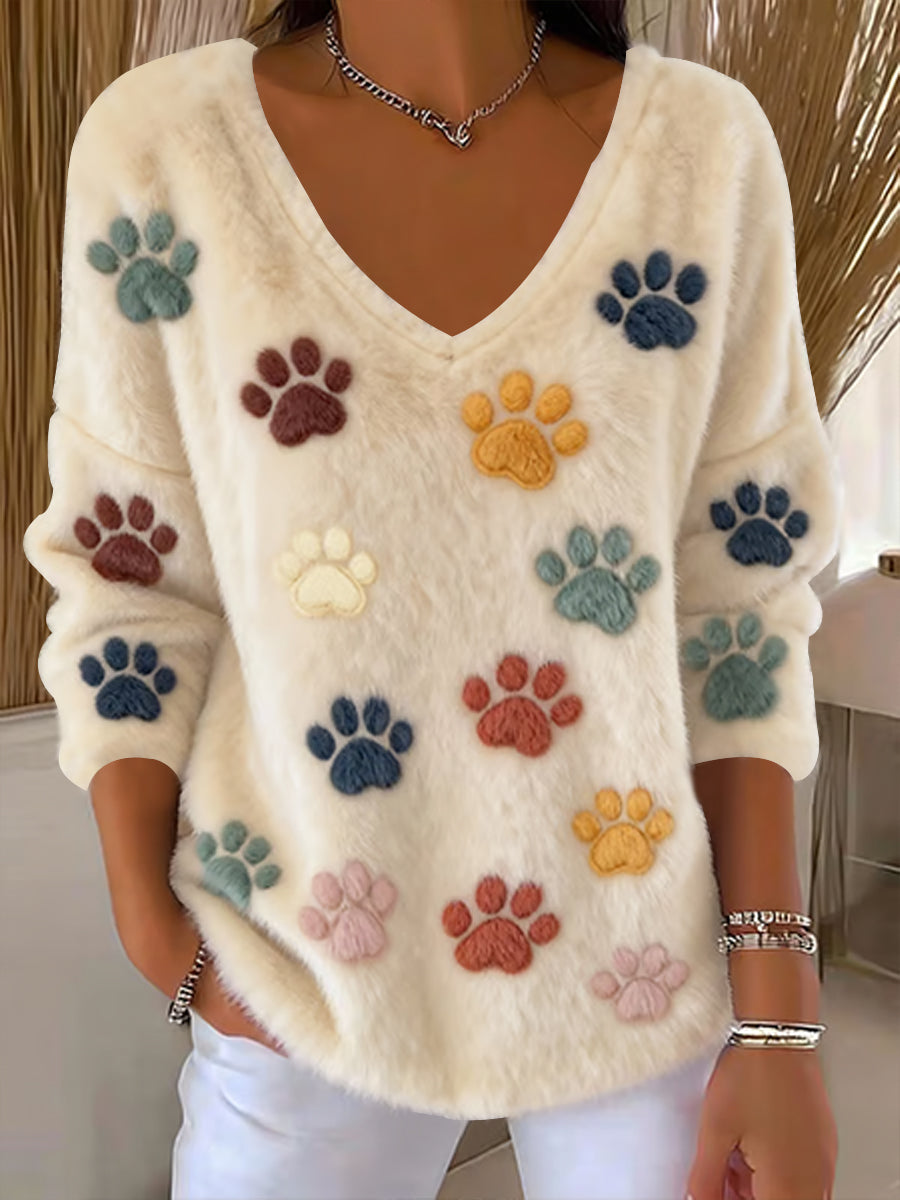 Isabella Marie | Flanelltop med dyreprint og kunstprint