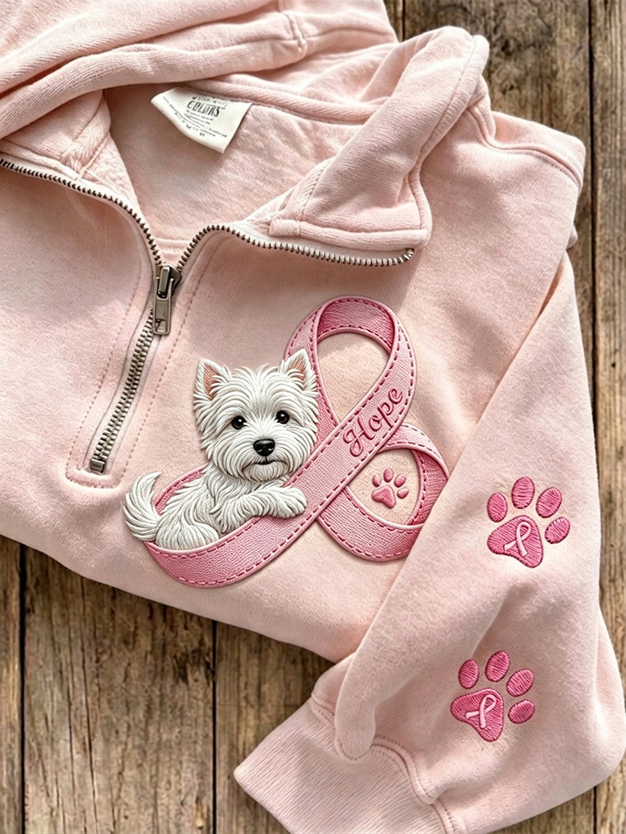 Ronja | Sweatshirt med dyremotiv og poteprint