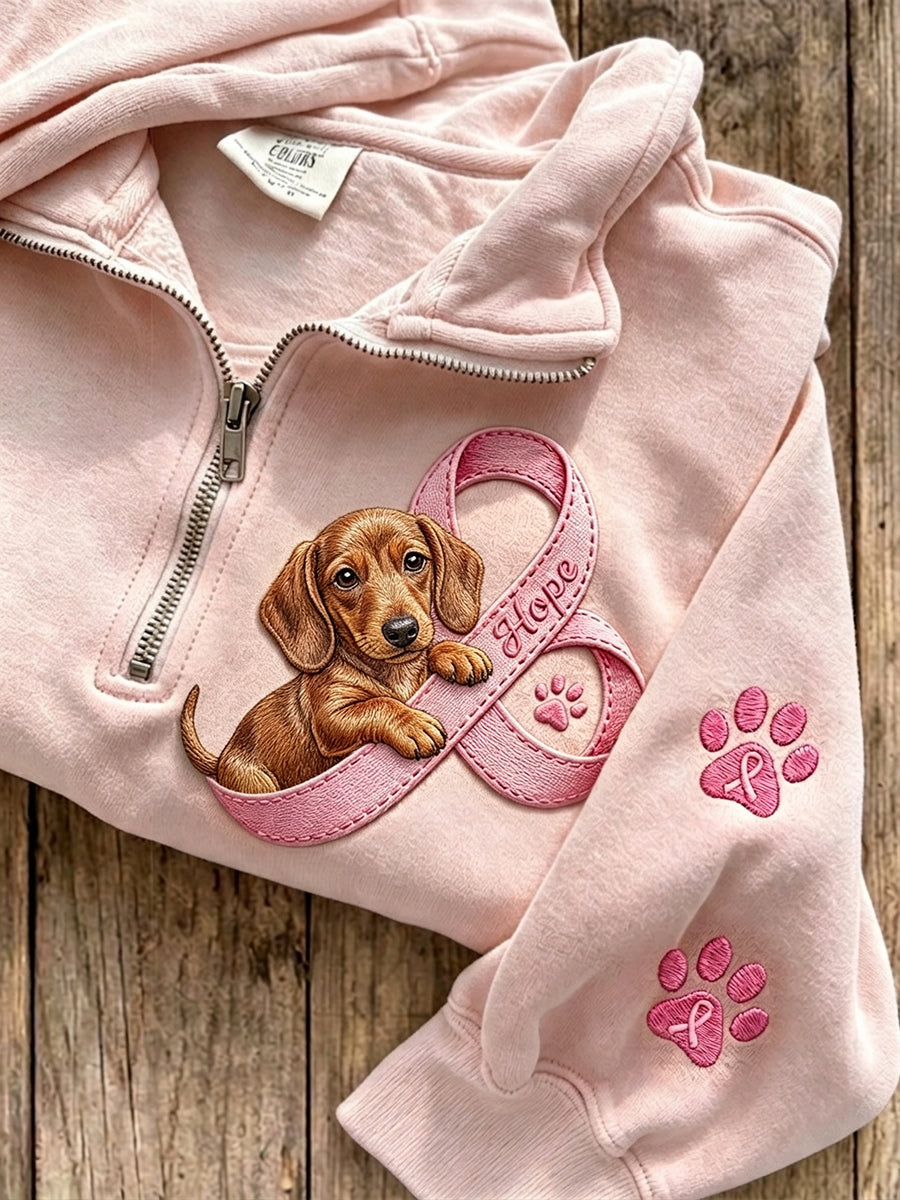 Hanne | Sweatshirt med gravhund og poteprint