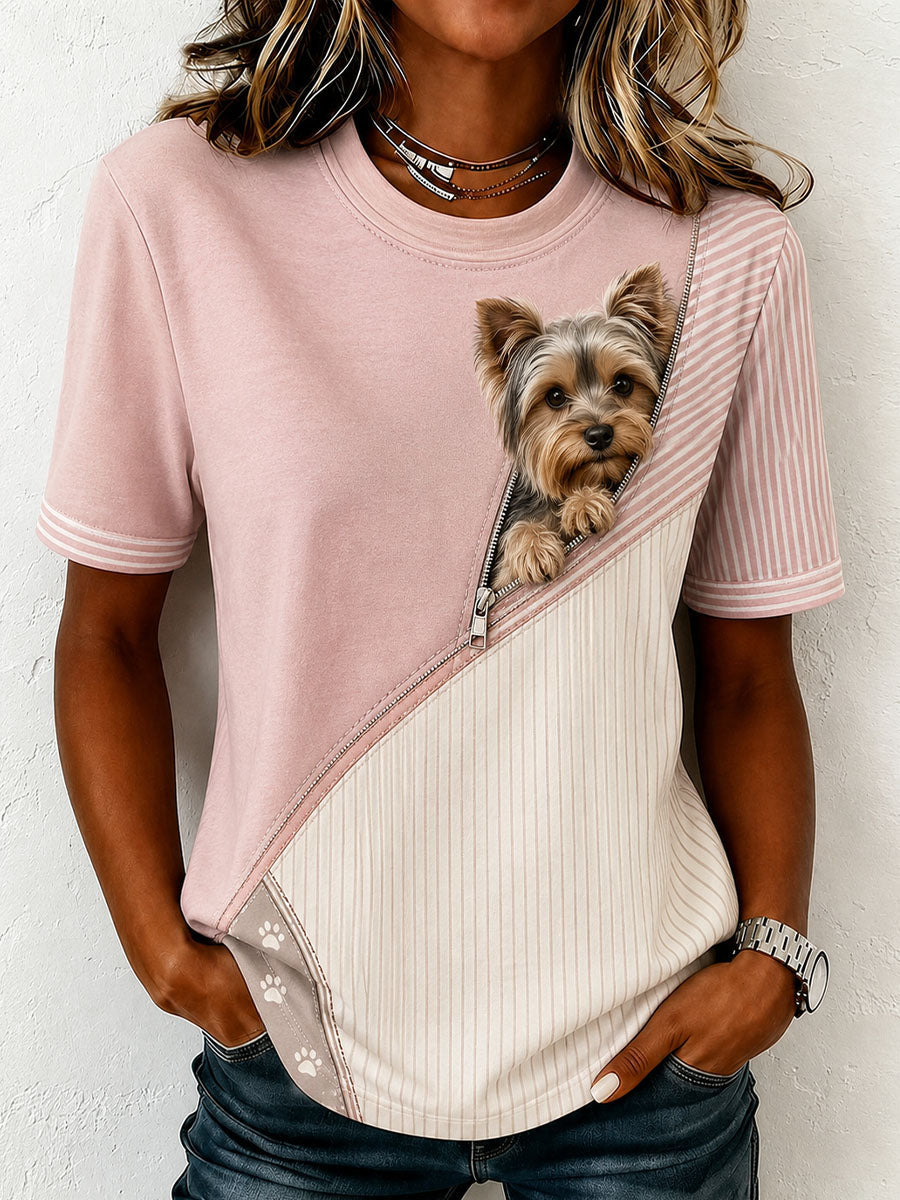 Mette | T-shirt med print