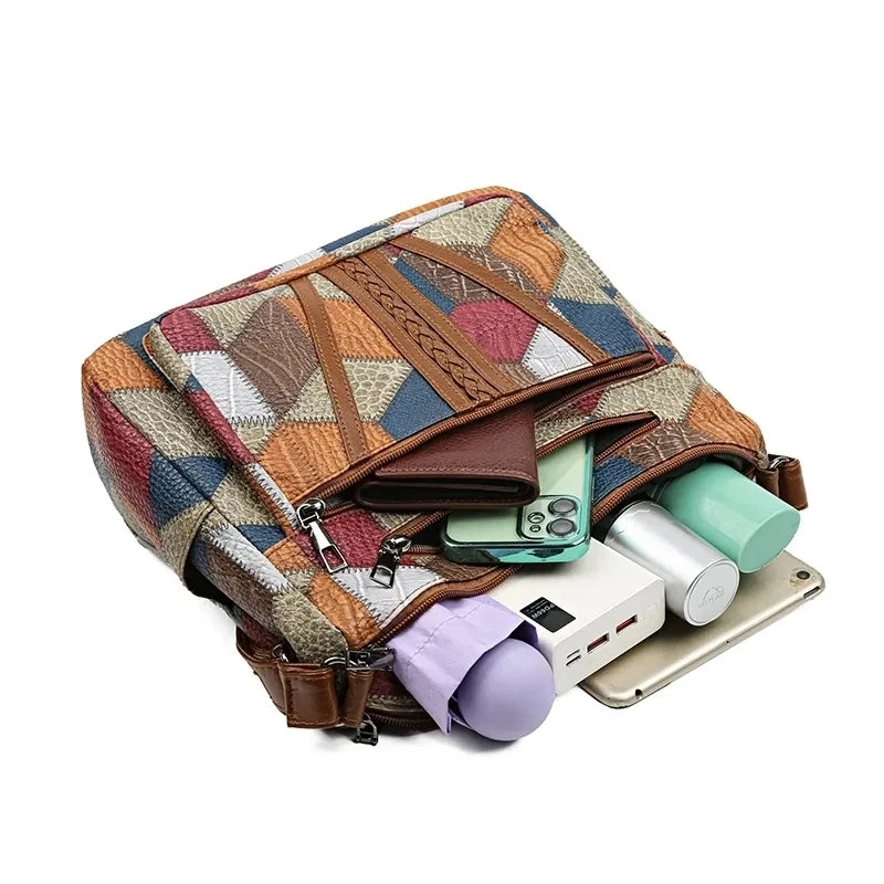 Nella | Patchworktaske med justerbar rem