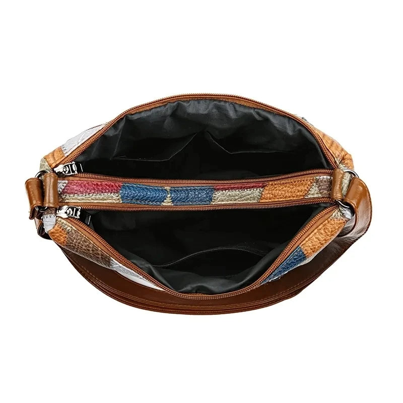 Nella | Patchworktaske med justerbar rem