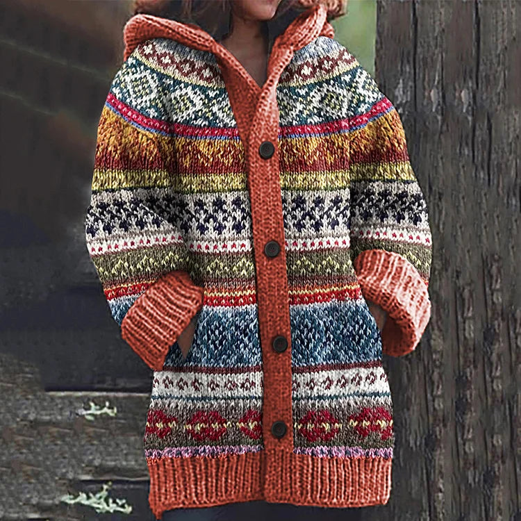 Mery | Blød varm cardigan med ribkanter