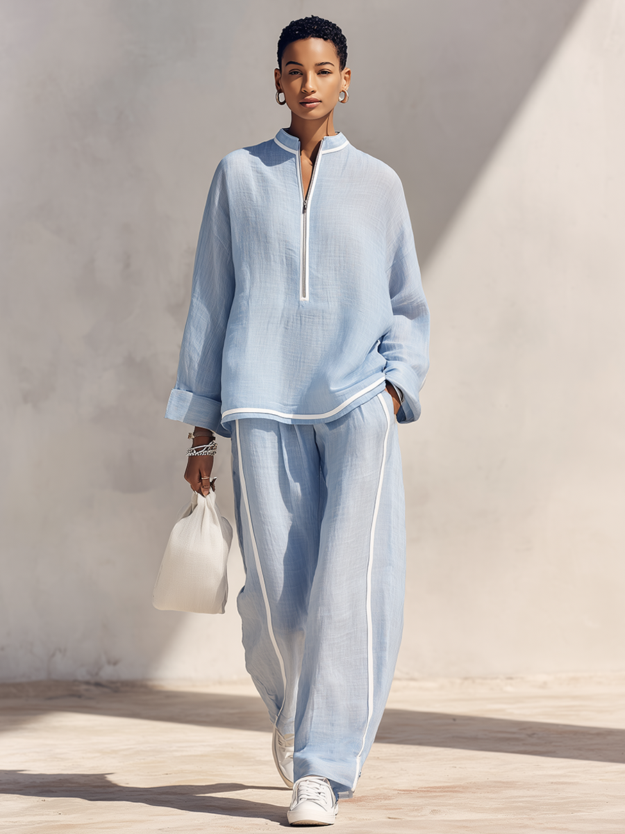 Luna | linnedlook top- og buksesæt