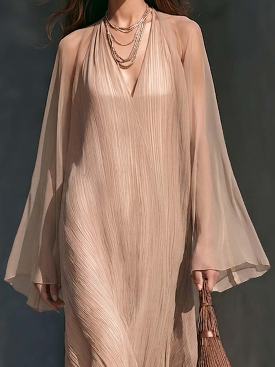 Nina | chiffon top- og buksesæt