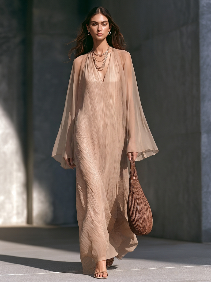 Nina | chiffon top- og buksesæt