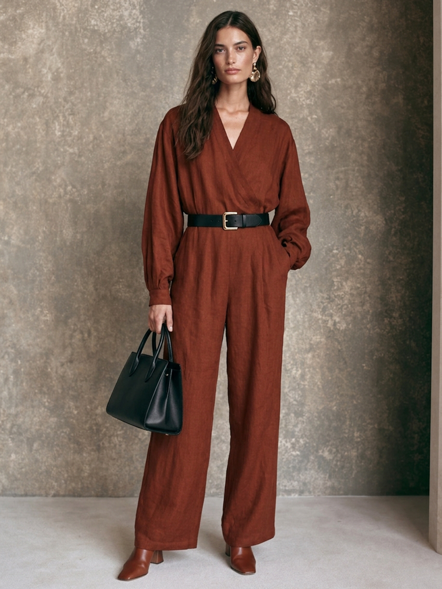 Ella | Afslappet jumpsuit med løs pasform