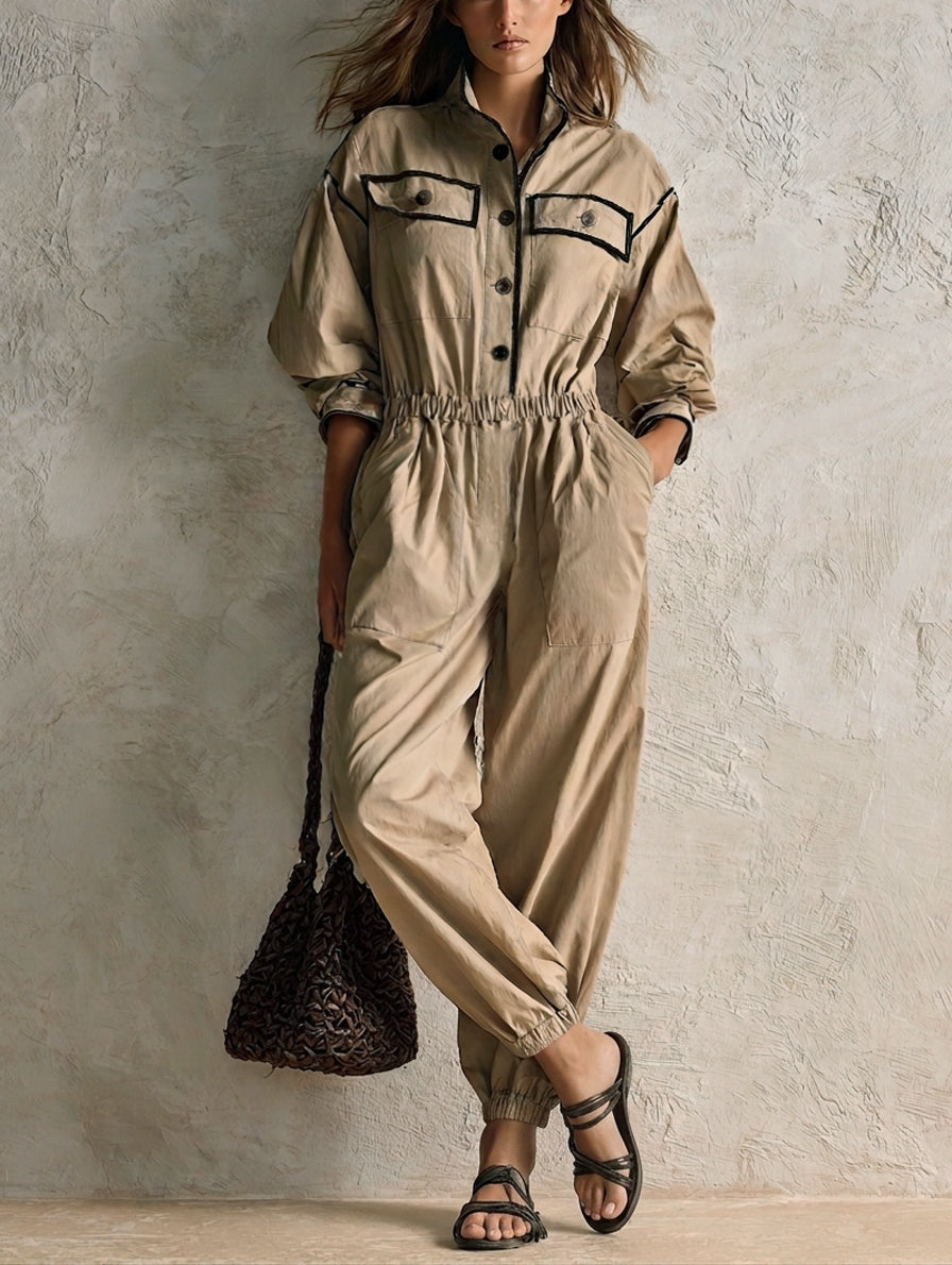 Ida | Afslappet jumpsuit med løs pasform