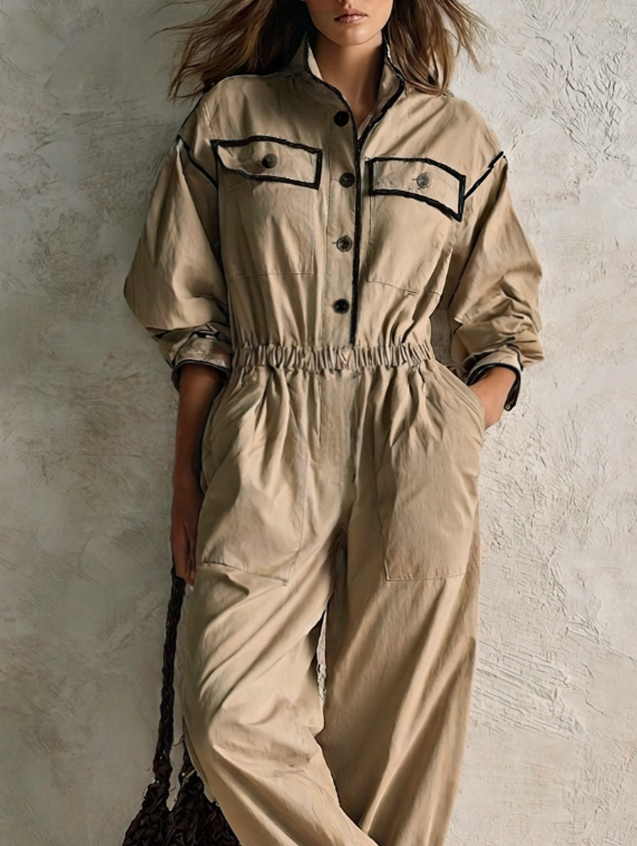 Ida | Afslappet jumpsuit med løs pasform