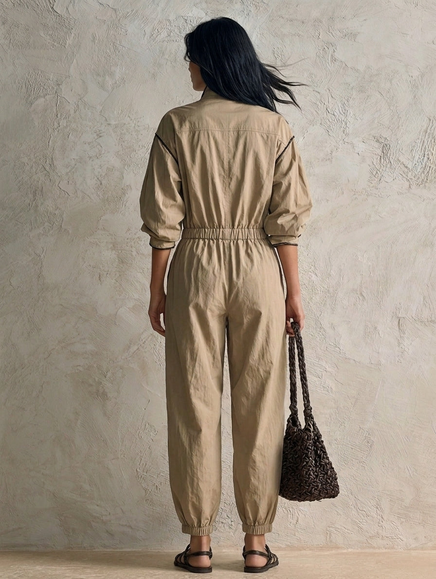 Ida | Afslappet jumpsuit med løs pasform